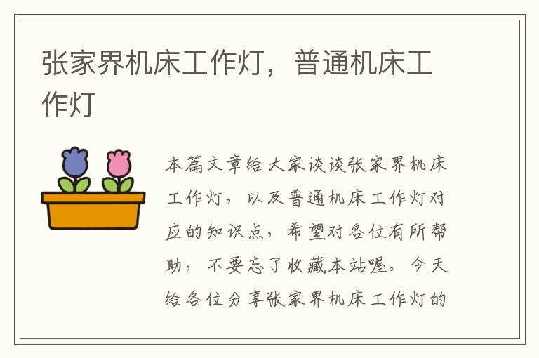 张家界机床工作灯,普通机床工作灯