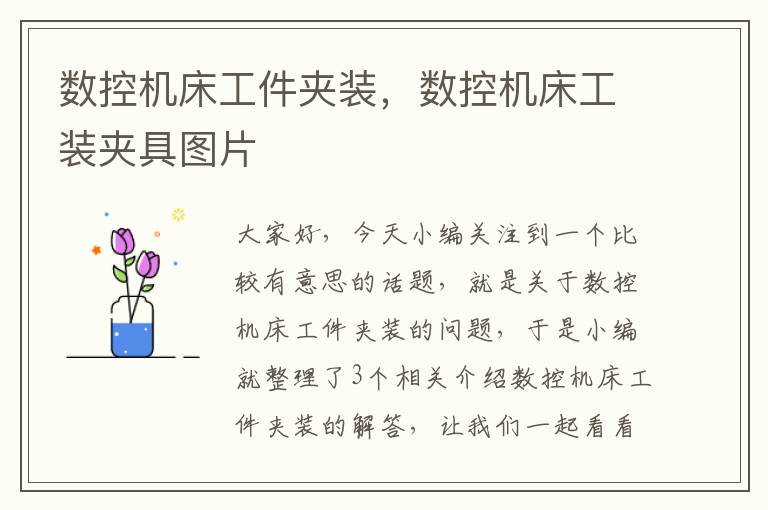 数控机床工件夹装,数控机床工装夹具图片