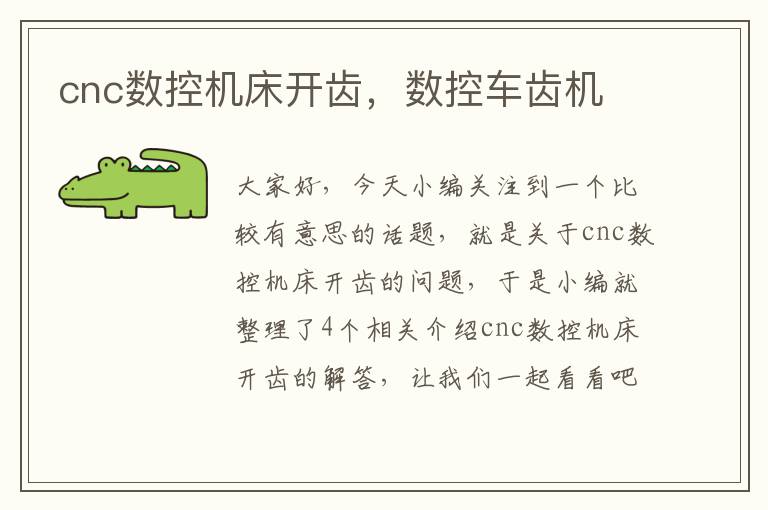 cnc数控机床开齿,数控车齿机