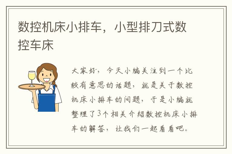 数控机床小排车,小型排刀式数控车床