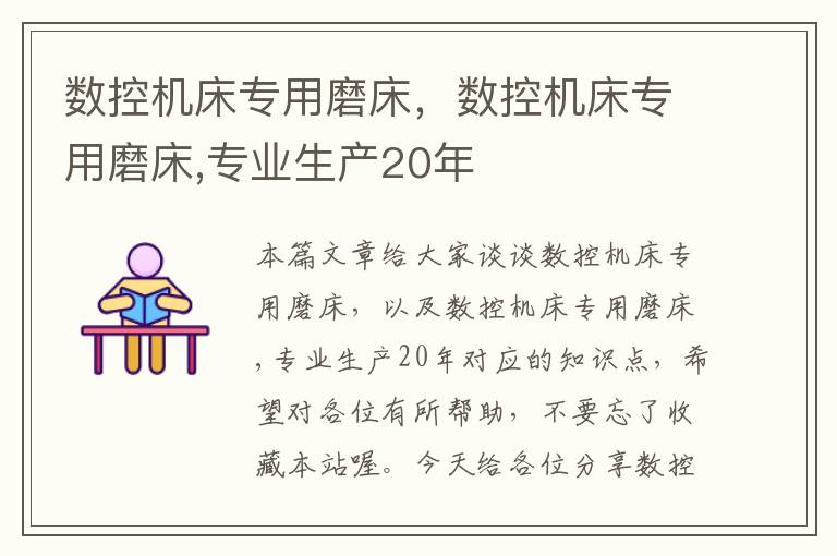 数控机床专用磨床,数控机床专用磨床,专业生产20年