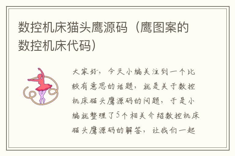 数控机床猫头鹰源码(鹰图案的数控机床代码)