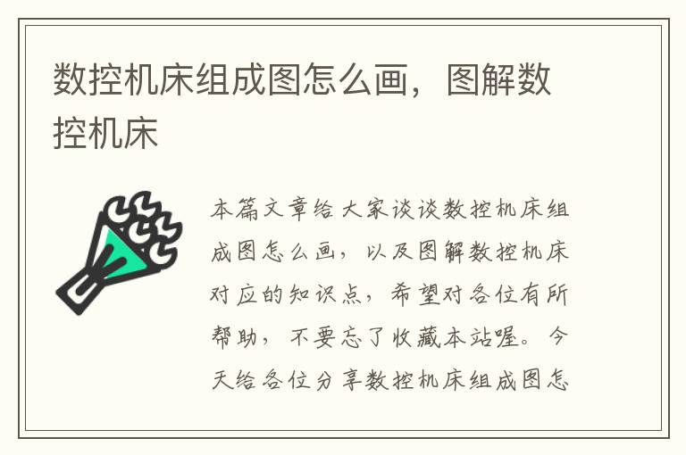 数控机床组成图怎么画,图解数控机床