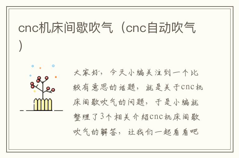 cnc机床间歇吹气(cnc自动吹气)