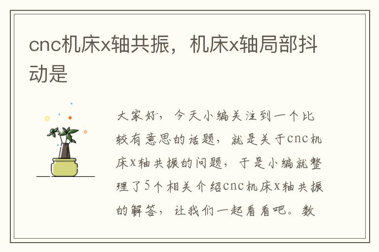 cnc机床x轴共振,机床x轴局部抖动是