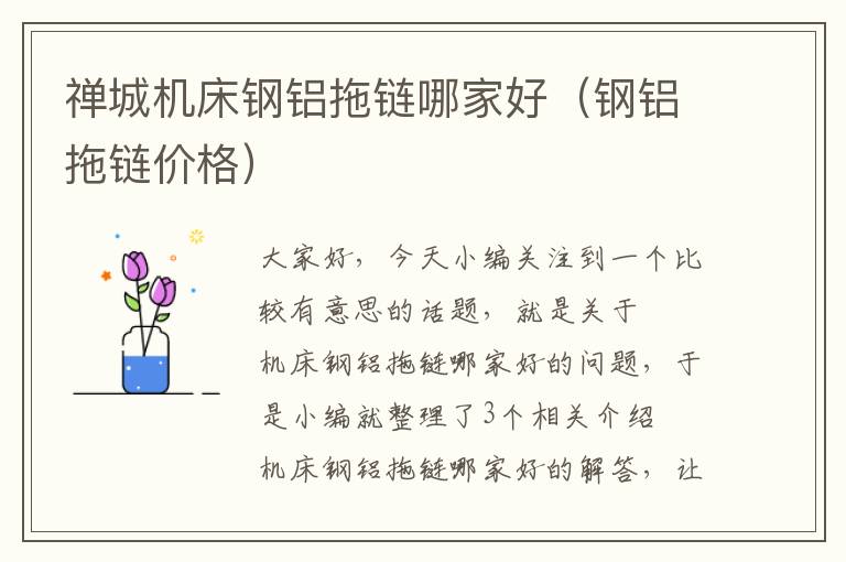 禅城机床钢铝拖链哪家好(钢铝拖链价格)