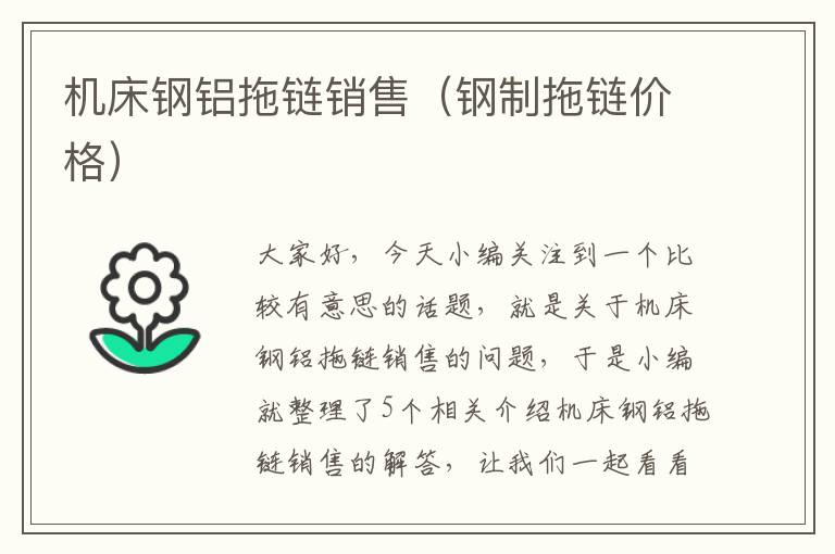 机床钢铝拖链销售(钢制拖链价格)