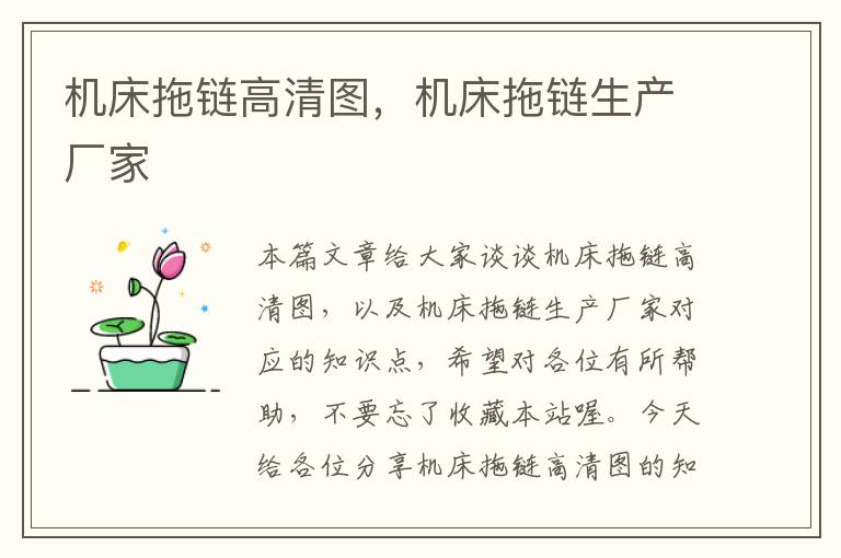 机床拖链高清图,机床拖链生产厂家