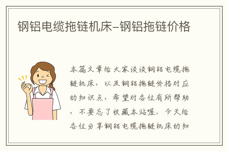 钢铝电缆拖链机床-钢铝拖链价格