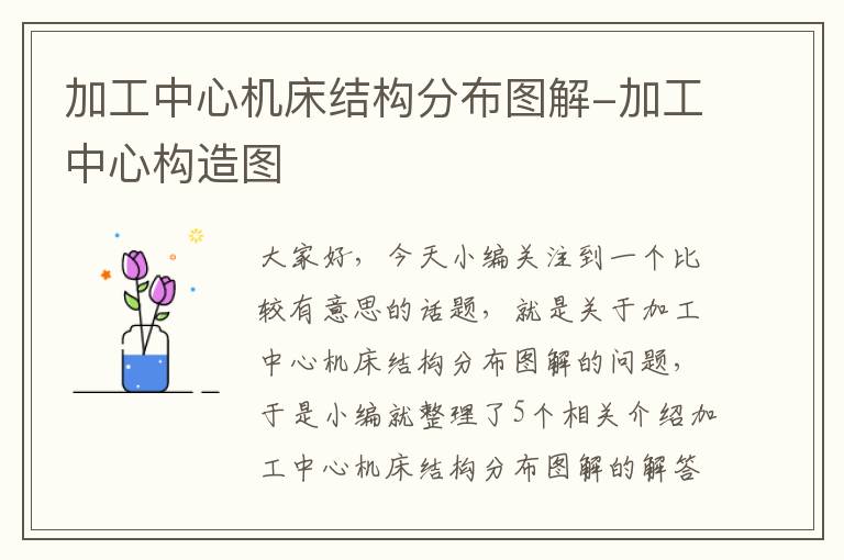 加工中心机床结构分布图解-加工中心构造图